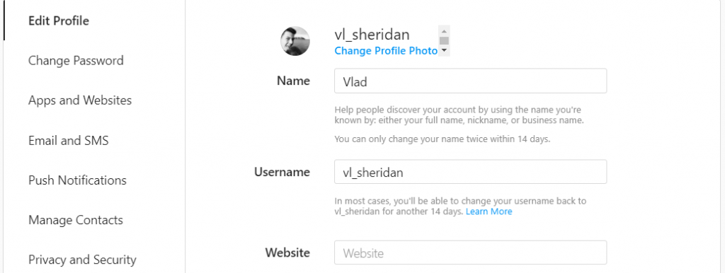 Como alterar o nome de utilizador Instagram no Mac ou PC