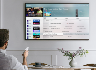 Como chegar ao menu do serviço de TV da Samsung sem controlo remoto