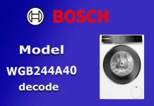 Decodificação dos Números de Modelo das Máquinas de Lavar Bosch