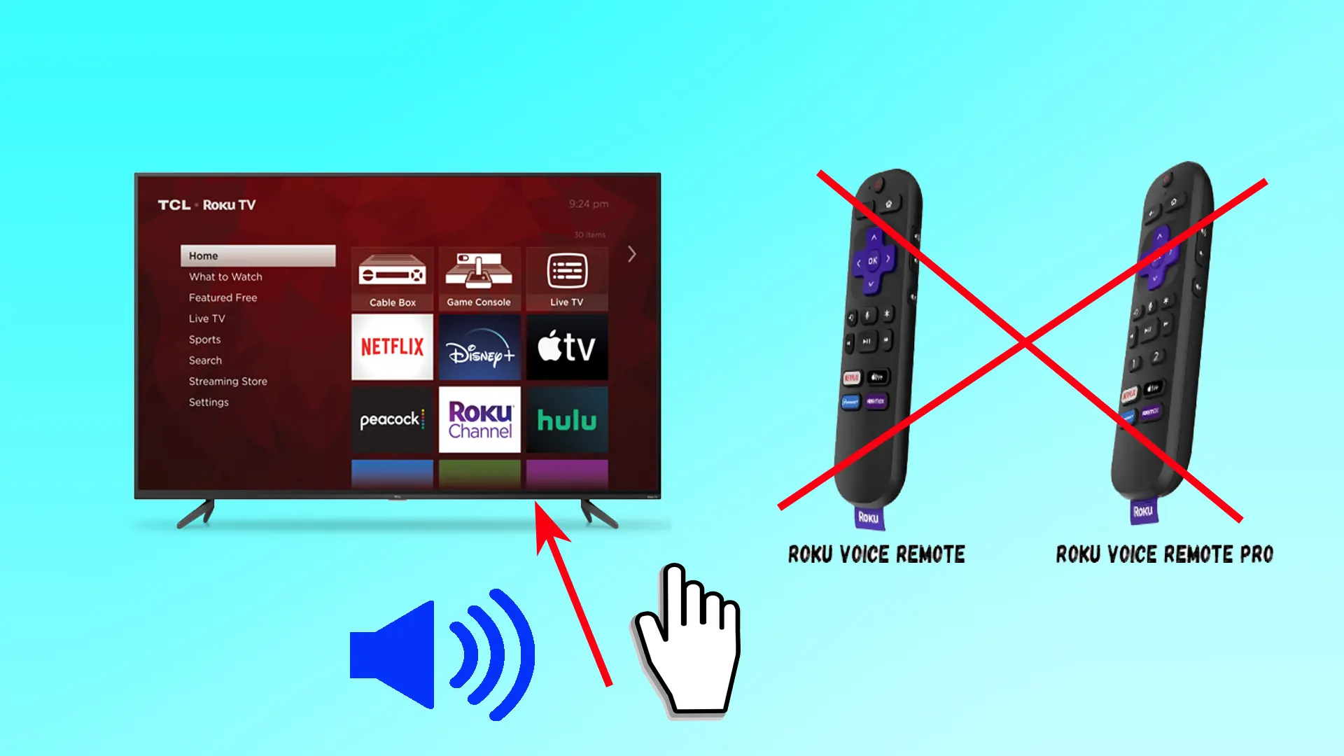 Como controlar o volume na sua TV TCL Roku sem o controle remoto