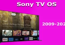 Como determinar o sistema operacional em uma TV Sony