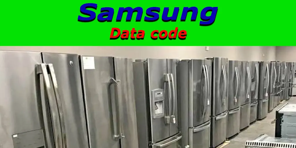 Como descobrir o ano de fabricação de um refrigerador Samsung